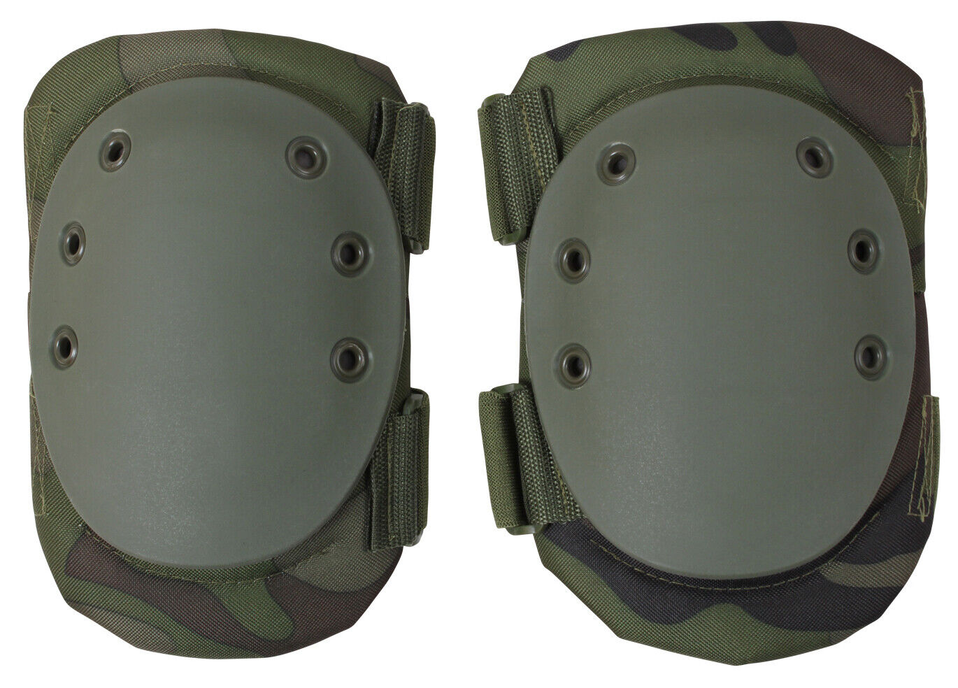 Rothco Tactical Protective Knee Pads With Hard Rubber Shell Foam Inner Padding