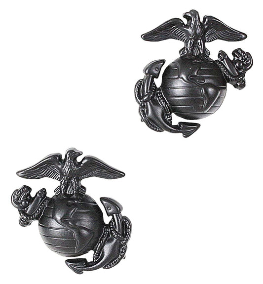 Subdued Marine Corps Globe & Anchor Insignia Pins - Officially Licensed, US Made