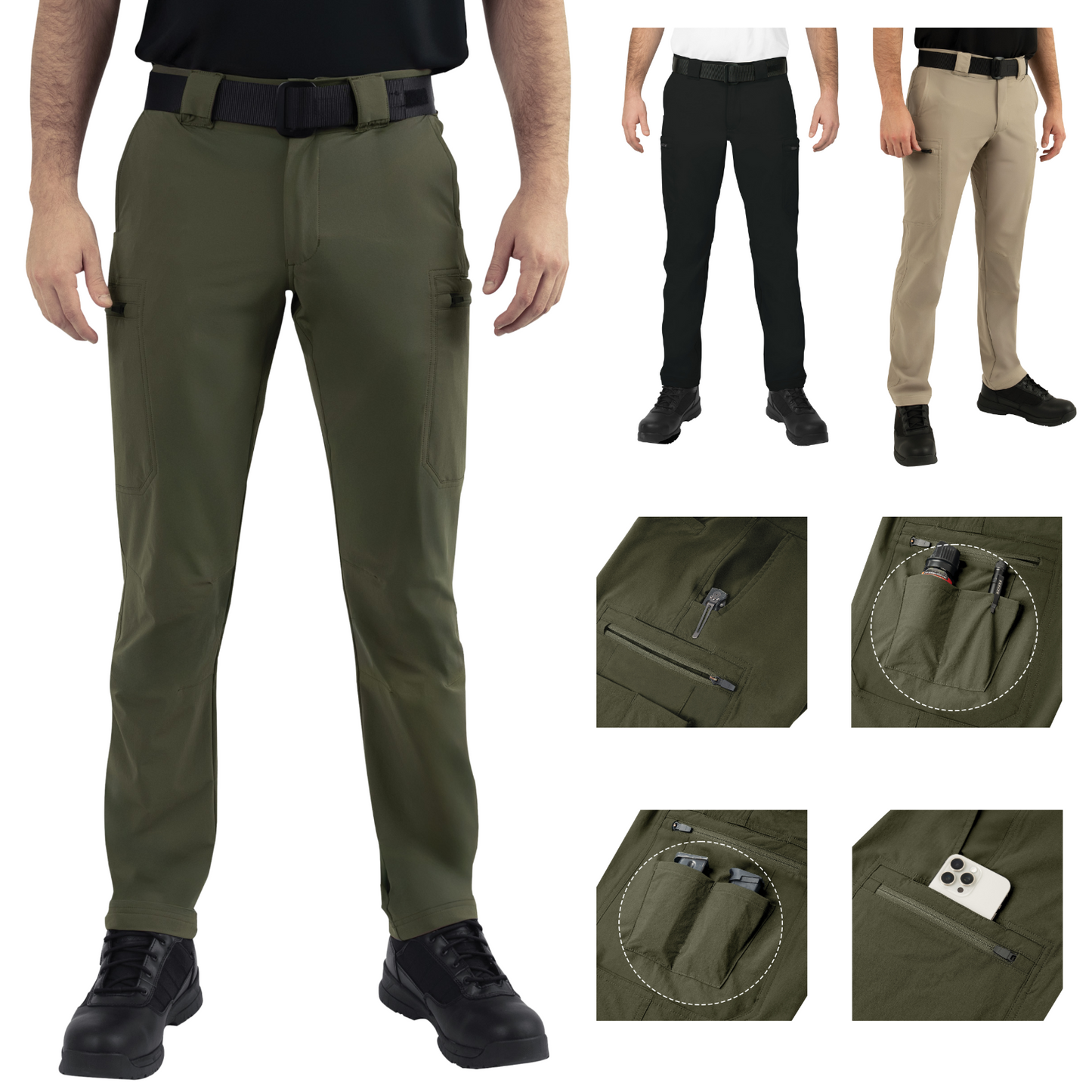 Rothco Men's Edge Pants - Tactical Duty-Ready Operator Pant Frontline Series
