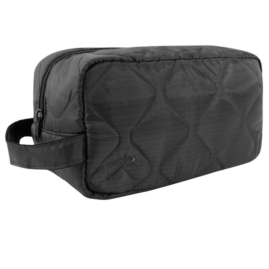 Quilted Dopp Kit Toiletry Bag Woobie Style Lightweight Travel Kit 4 Liter
