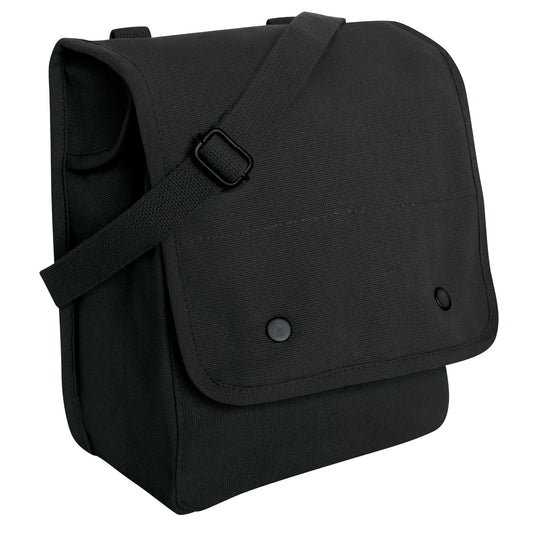 Rothco Canvas Water Resistant Map Case Shoulder Bag School Bag - 6 Colors