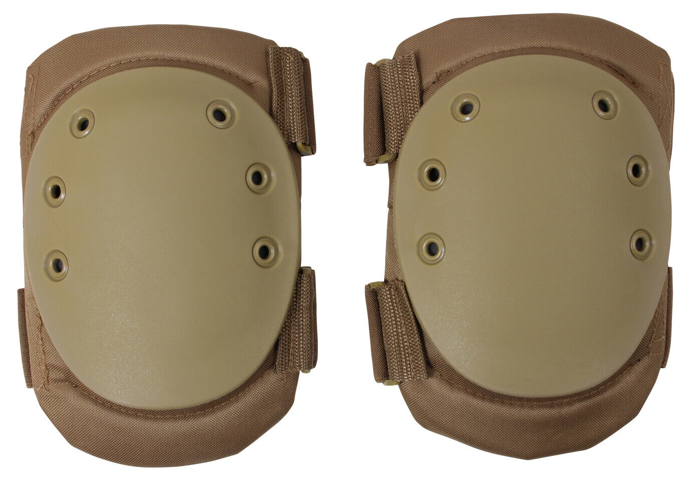 Rothco Tactical Protective Knee Pads With Hard Rubber Shell Foam Inner Padding