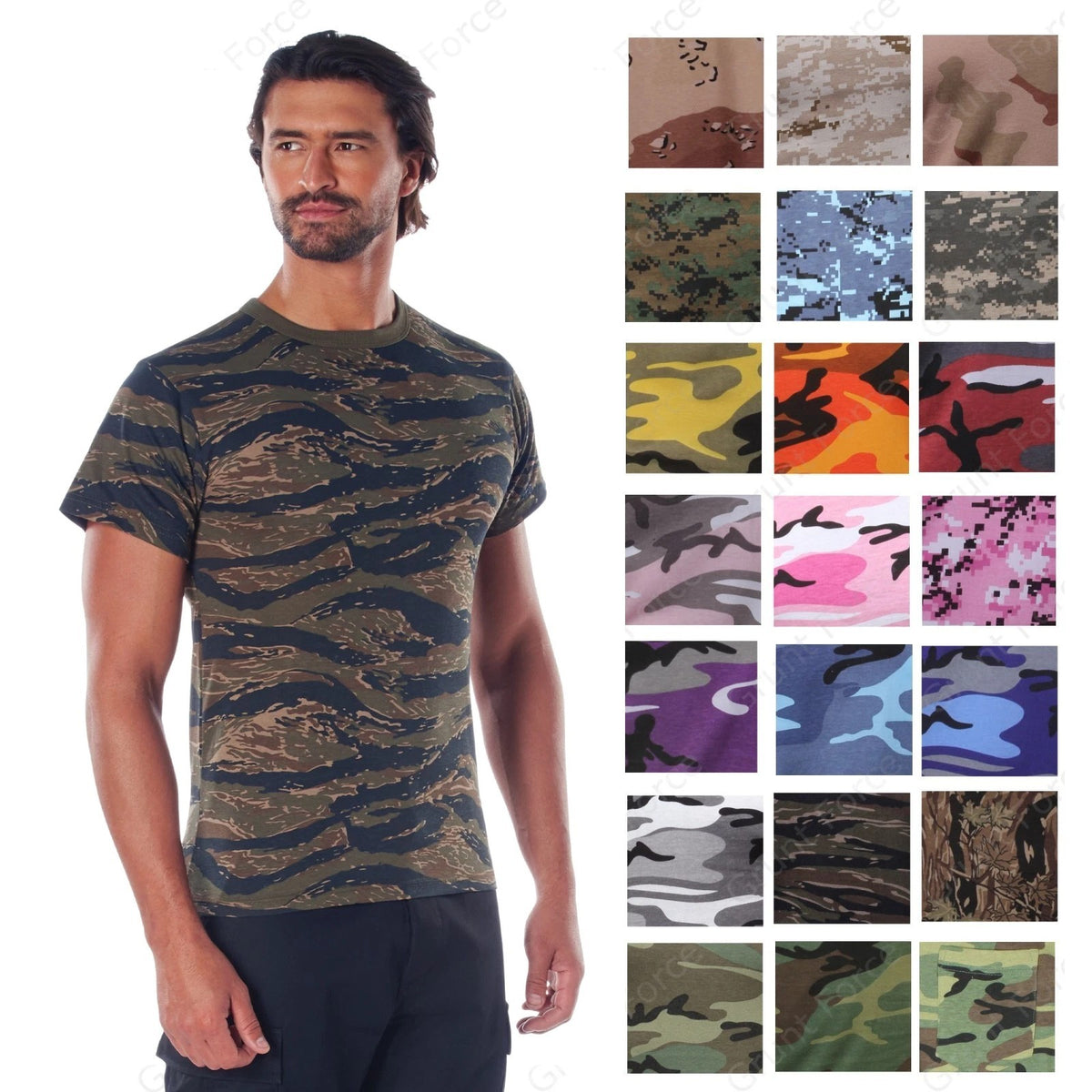 Camouflage Camo Army T-Shirts Tees Tee Shirts