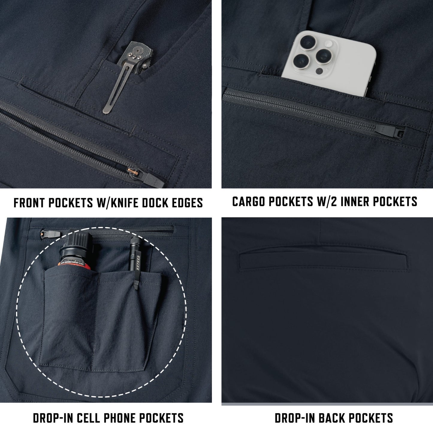 Rothco Men's Edge Pants - Tactical Duty-Ready Operator Pant Frontline Series