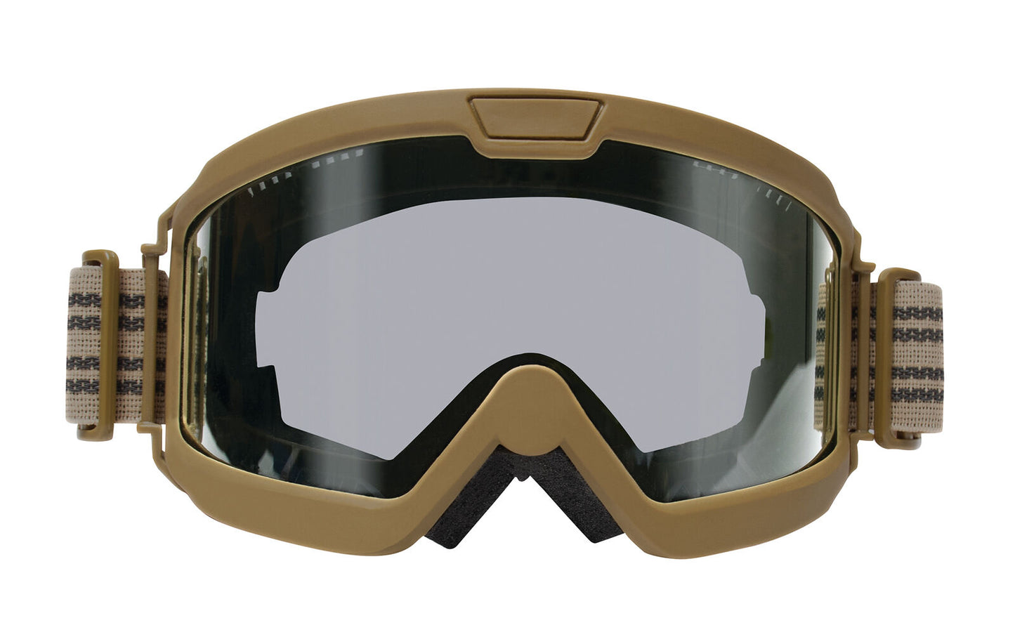 Coyote Brown With Smoke Lens ANSI Rated OTG Goggle System Winter Sports Tactical