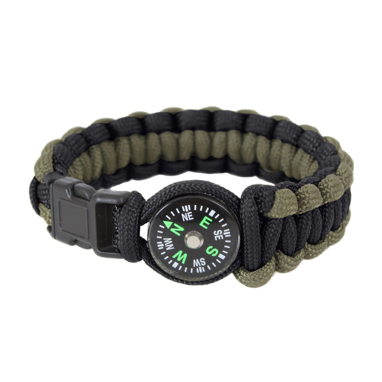 Rothco Paracord Bracelet With Compass & Side Release Buckle