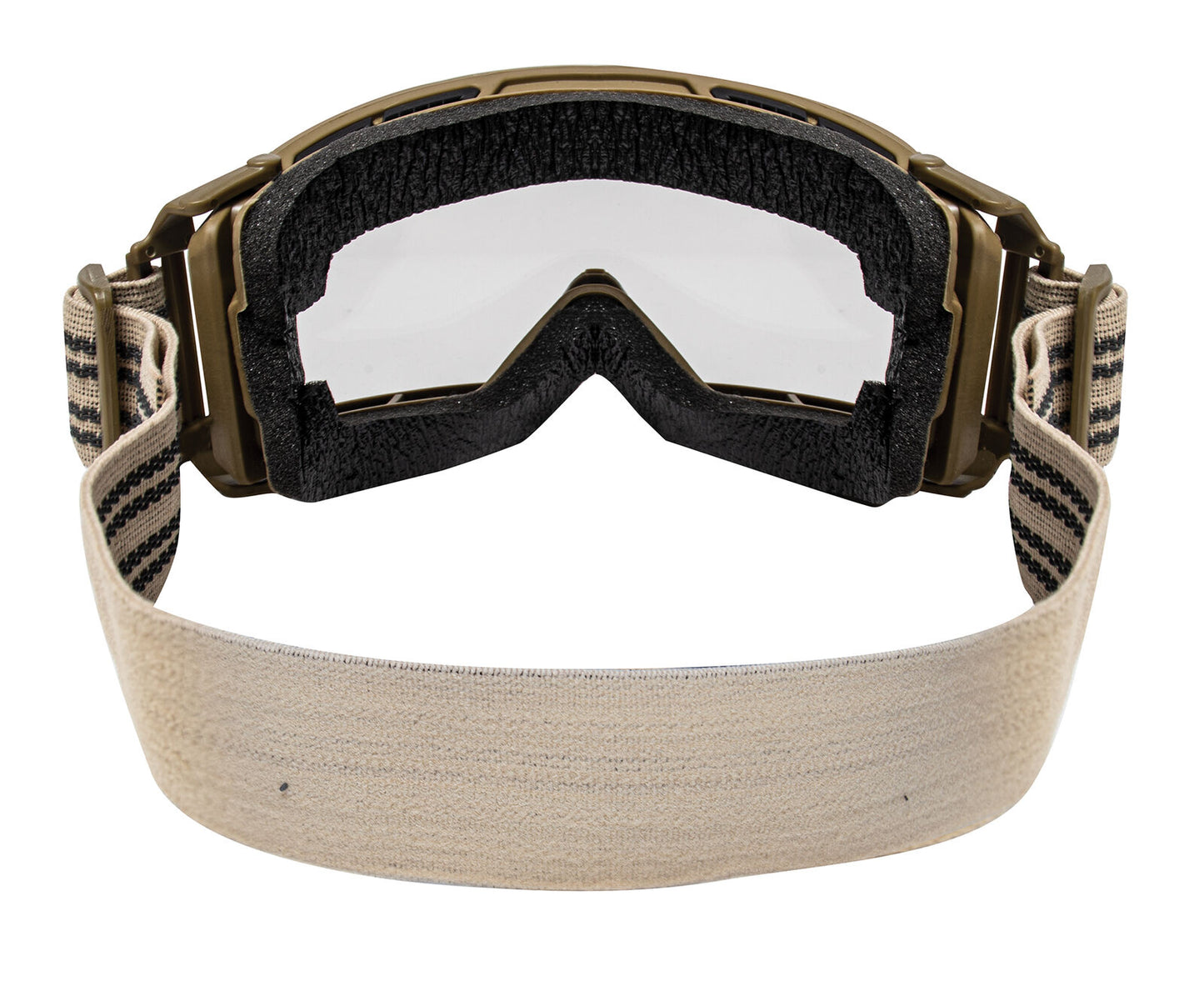 Coyote Brown With Smoke Lens ANSI Rated OTG Goggle System Winter Sports Tactical