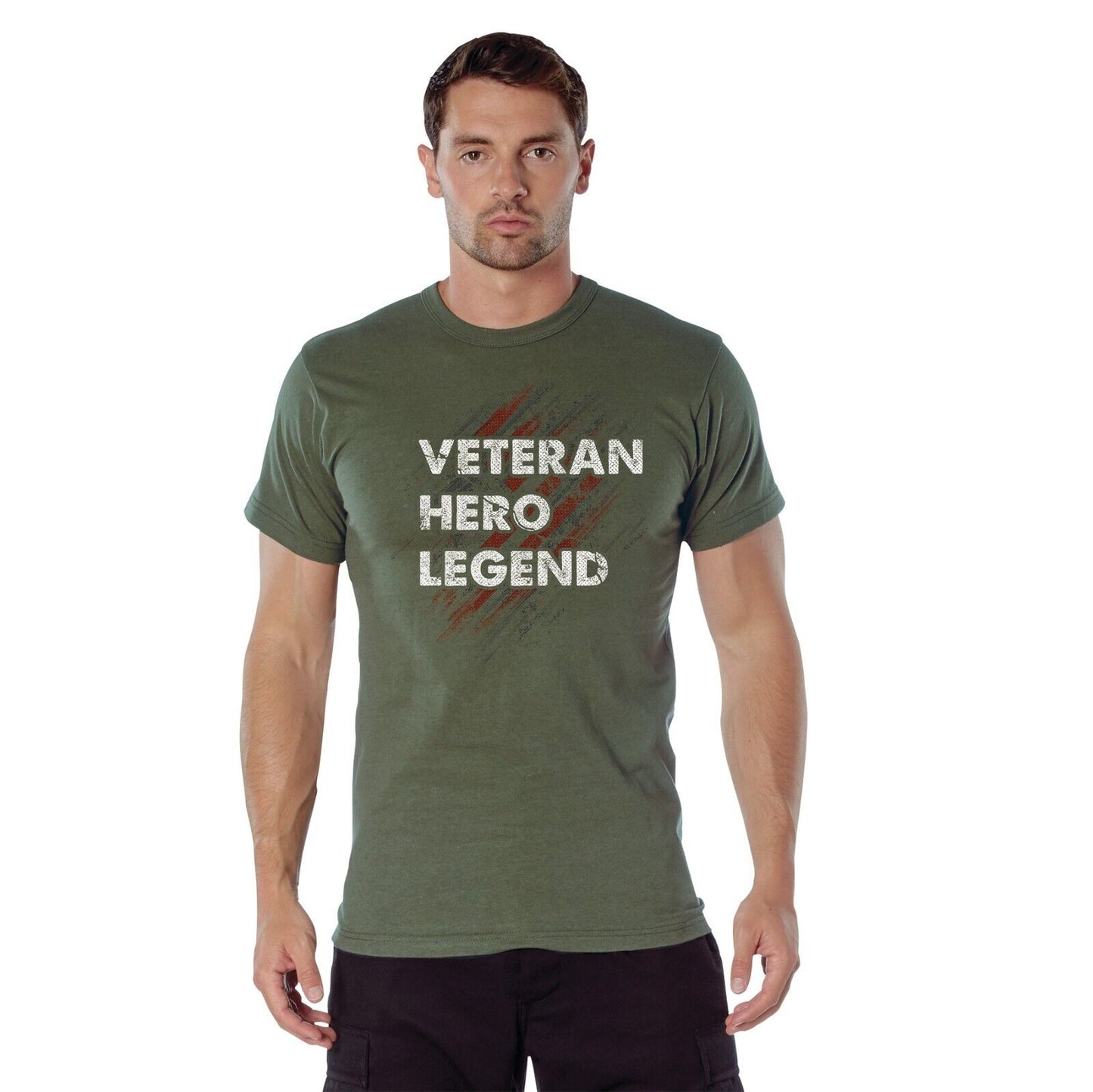 Men's "Veteran Hero Legend" Short Sleeve T-Shirt