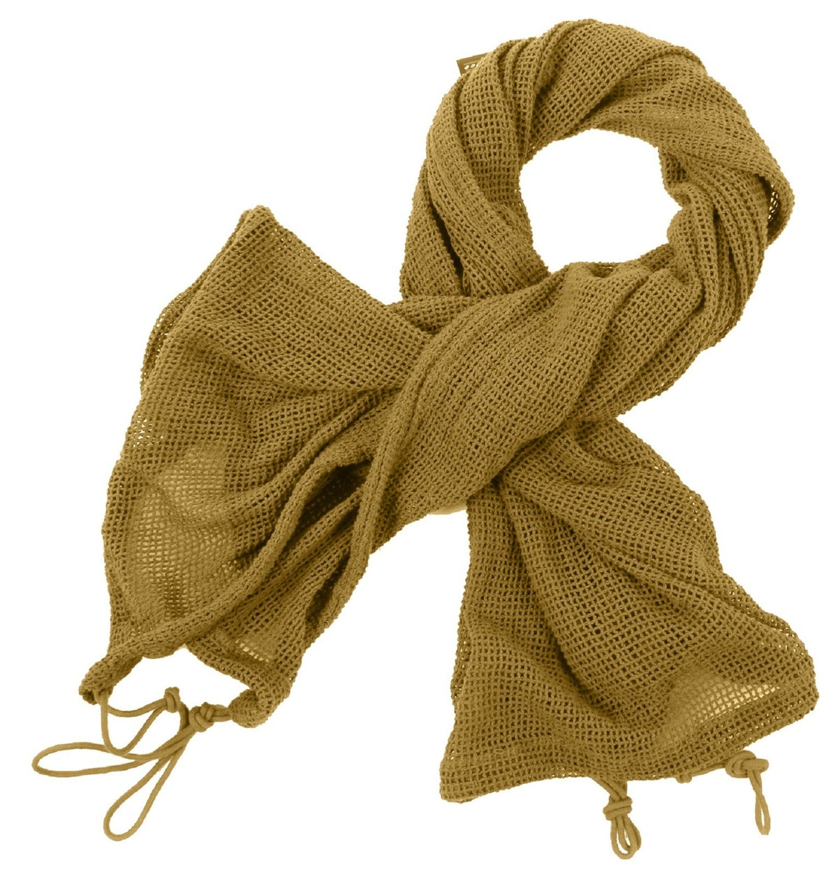 100% Cotton 46" Sniper Veil Shemagh Scarf Concealment Wrap w/ Cinch-Cords NWT
