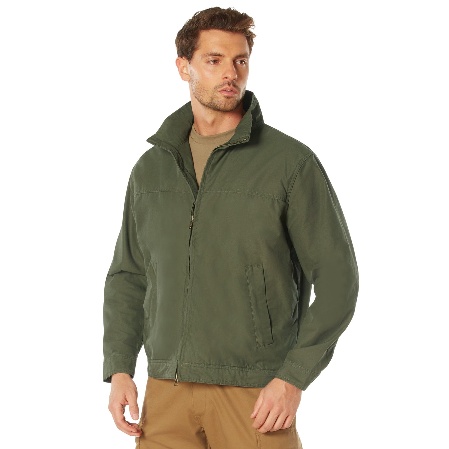Men's Olive Drab Lightweight Tactical Concealed Carry Jacket by Rothco