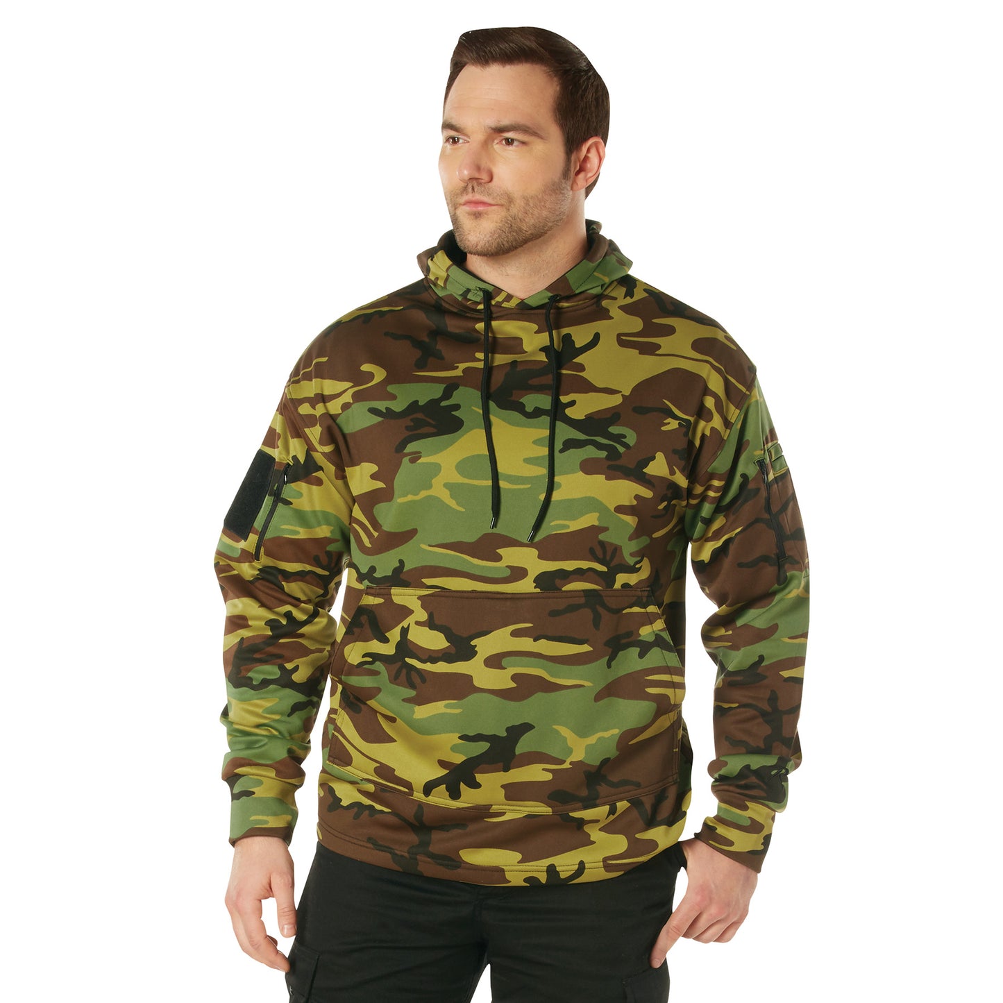 Men's Camouflage Concealed Carry Hoodies Tactical CCW Pullover Hooded Sweatshirt
