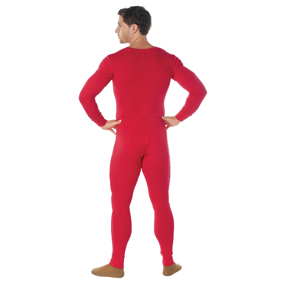 The Original Red Union Suit 100% Cotton One Piece Coverall / Long John ...