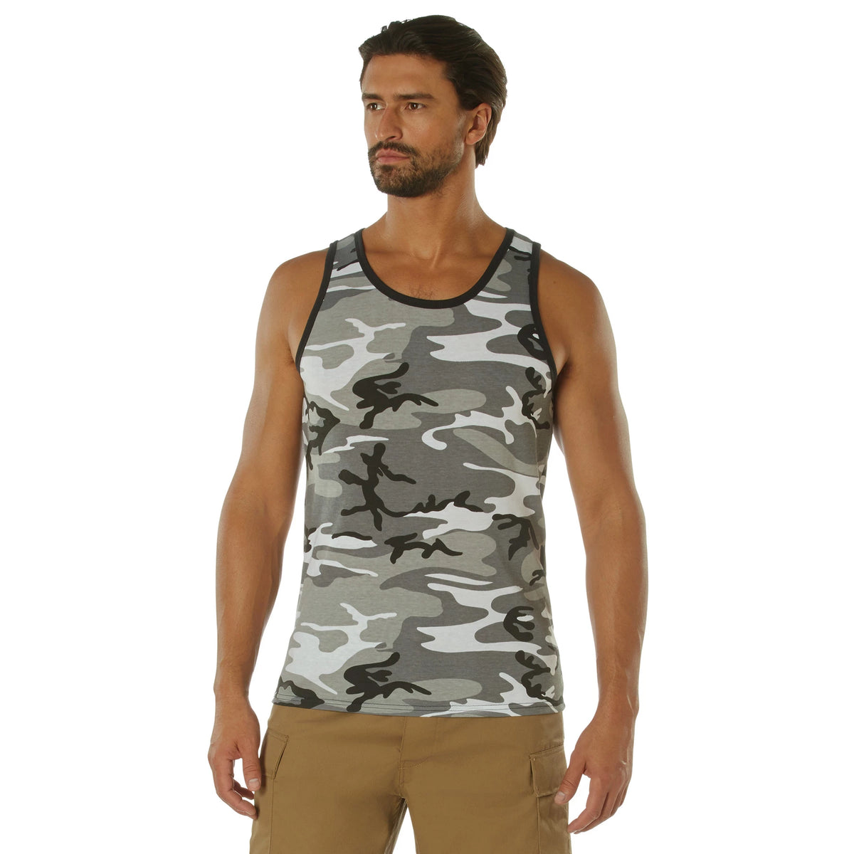 Rothco Men's Tank Tops - Camo or Solid Pattern Tank Tops