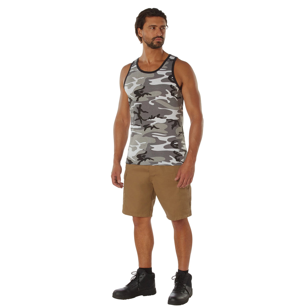 Rothco Men's Tank Tops - Camo or Solid Pattern Tank Tops