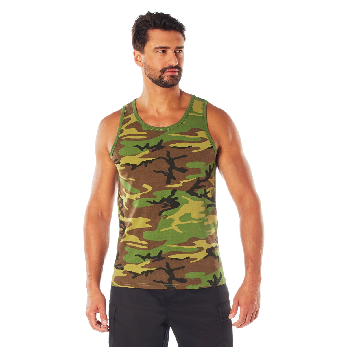 Rothco Men's Tank Tops - Camo or Solid Pattern Tank Tops