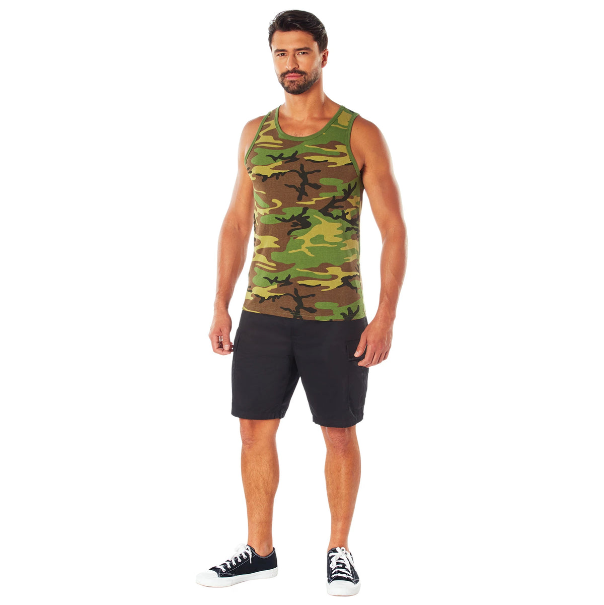 Rothco Men's Tank Tops - Camo or Solid Pattern Tank Tops