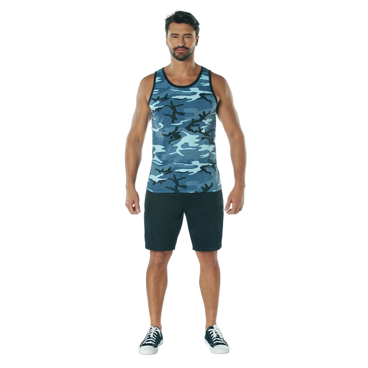 Rothco Men's Tank Tops - Camo or Solid Pattern Tank Tops