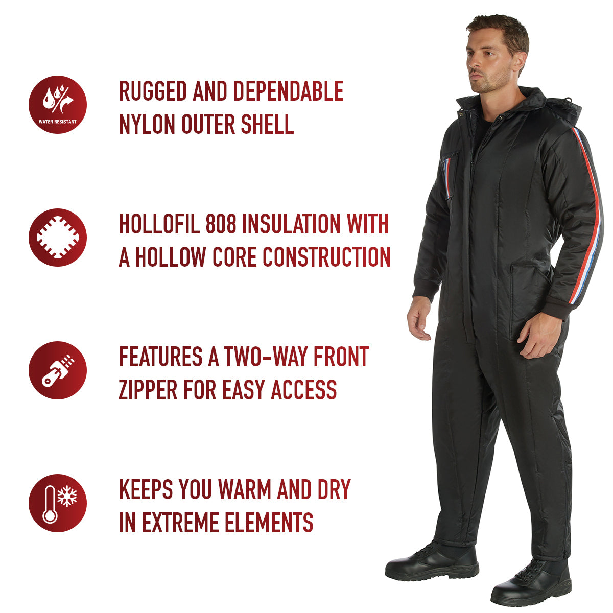 Mens Snowsuit Ski & Rescue Insulated Snow Suit