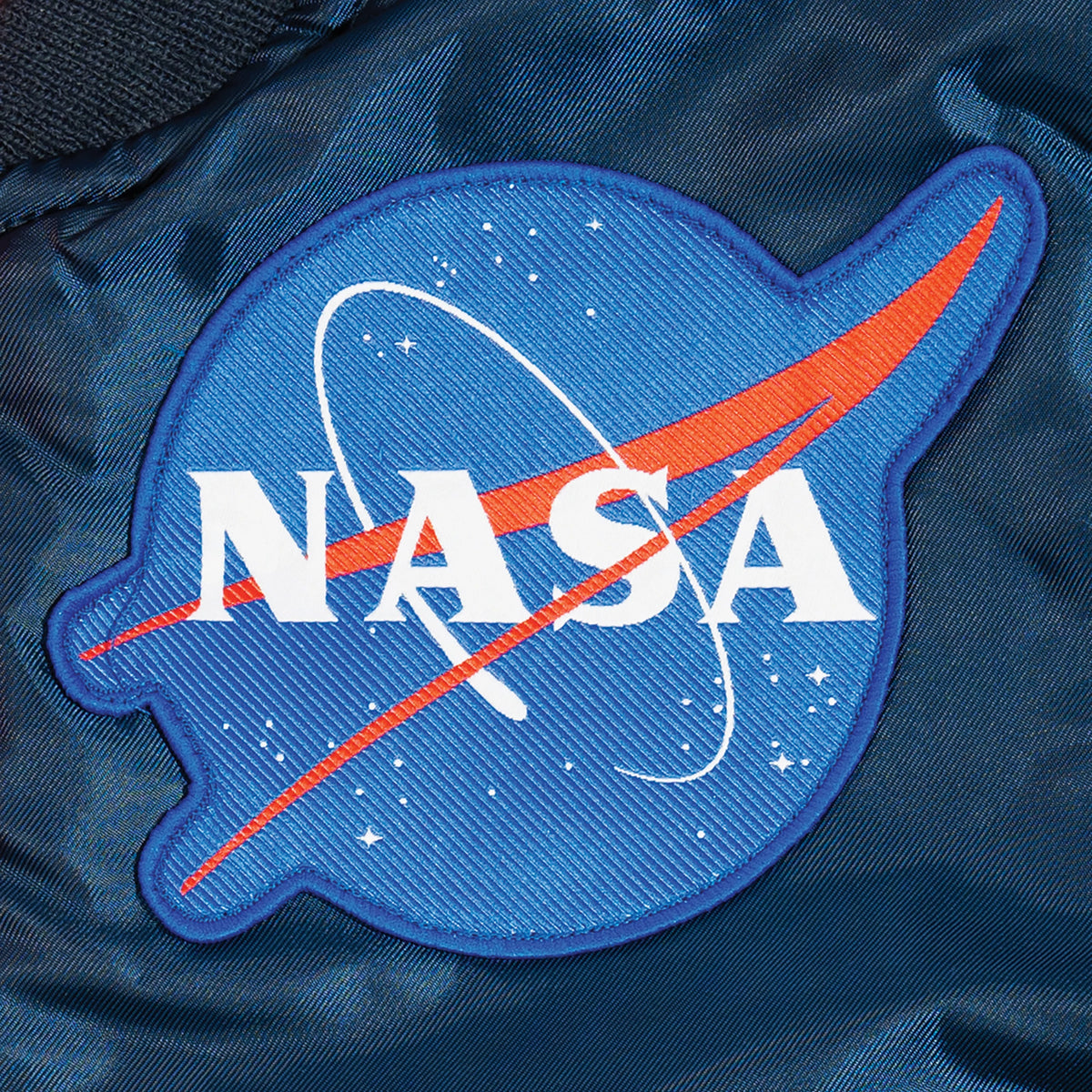 Rothco Kids Navy Blue MA-1 Reversible Flight Jacket With NASA Patches