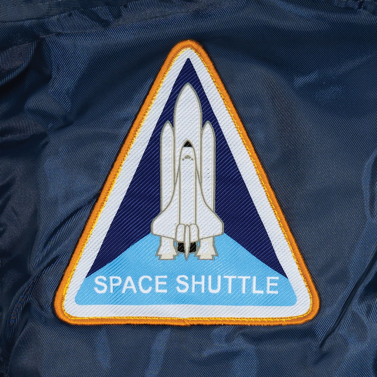 Rothco Kids Navy Blue MA-1 Reversible Flight Jacket With NASA Patches