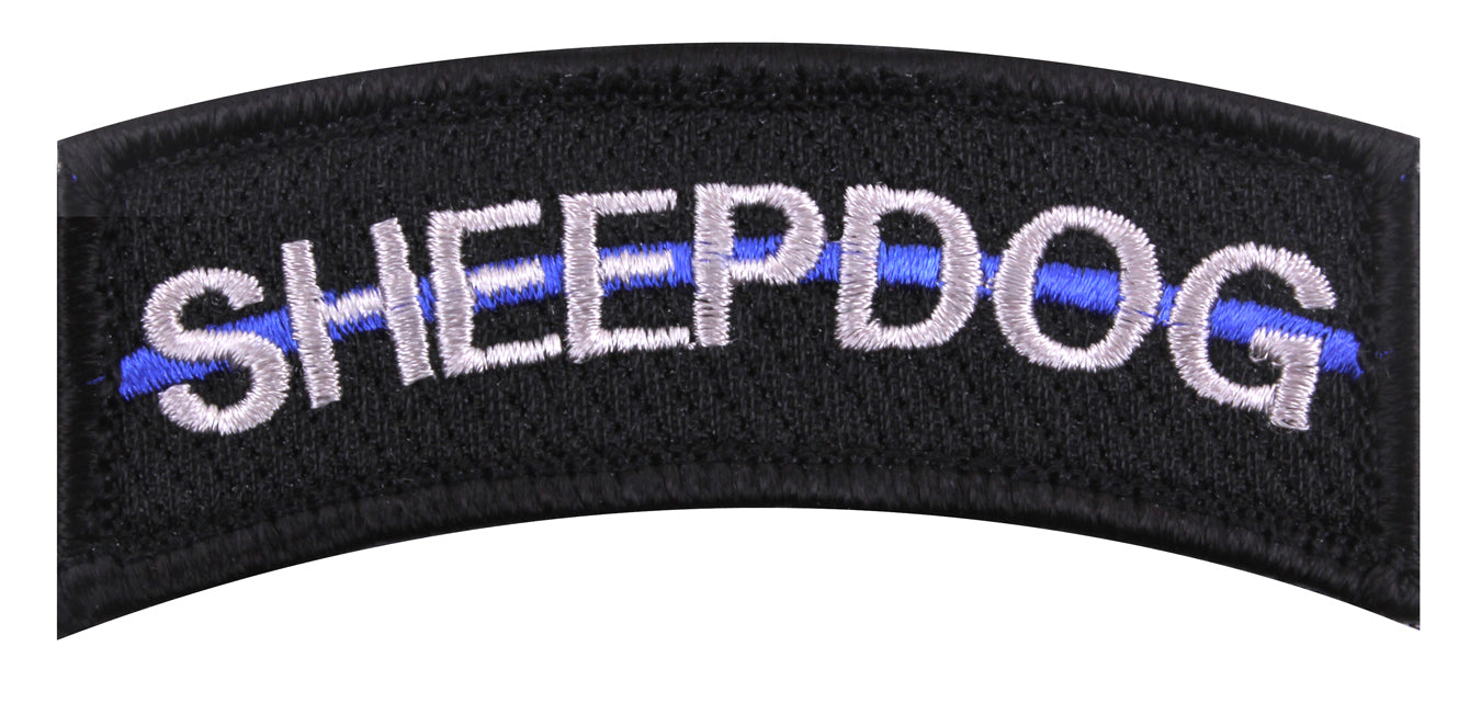 Thin Blue Line Sheepdog Morale Hook & Loop Patch 1.25" X 3"