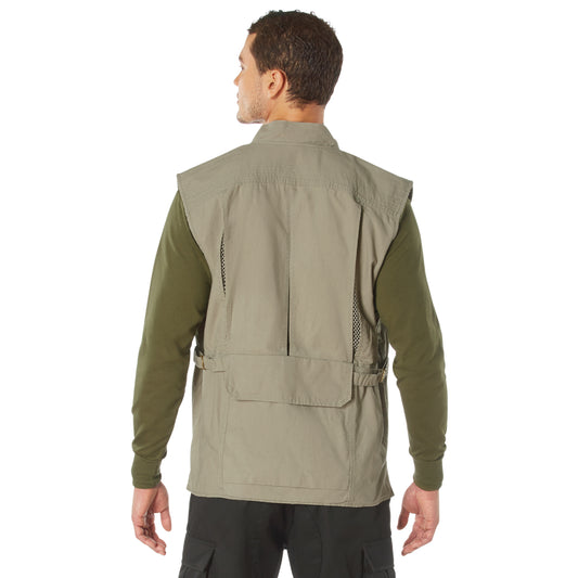 Safari Outback Vests -18 Pocket Outdoor Fishing Vest Hiking Camping Vests