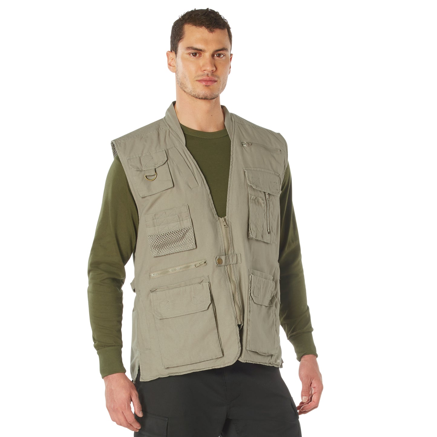 Safari Outback Vests -18 Pocket Outdoor Fishing Vest Hiking Camping Vests