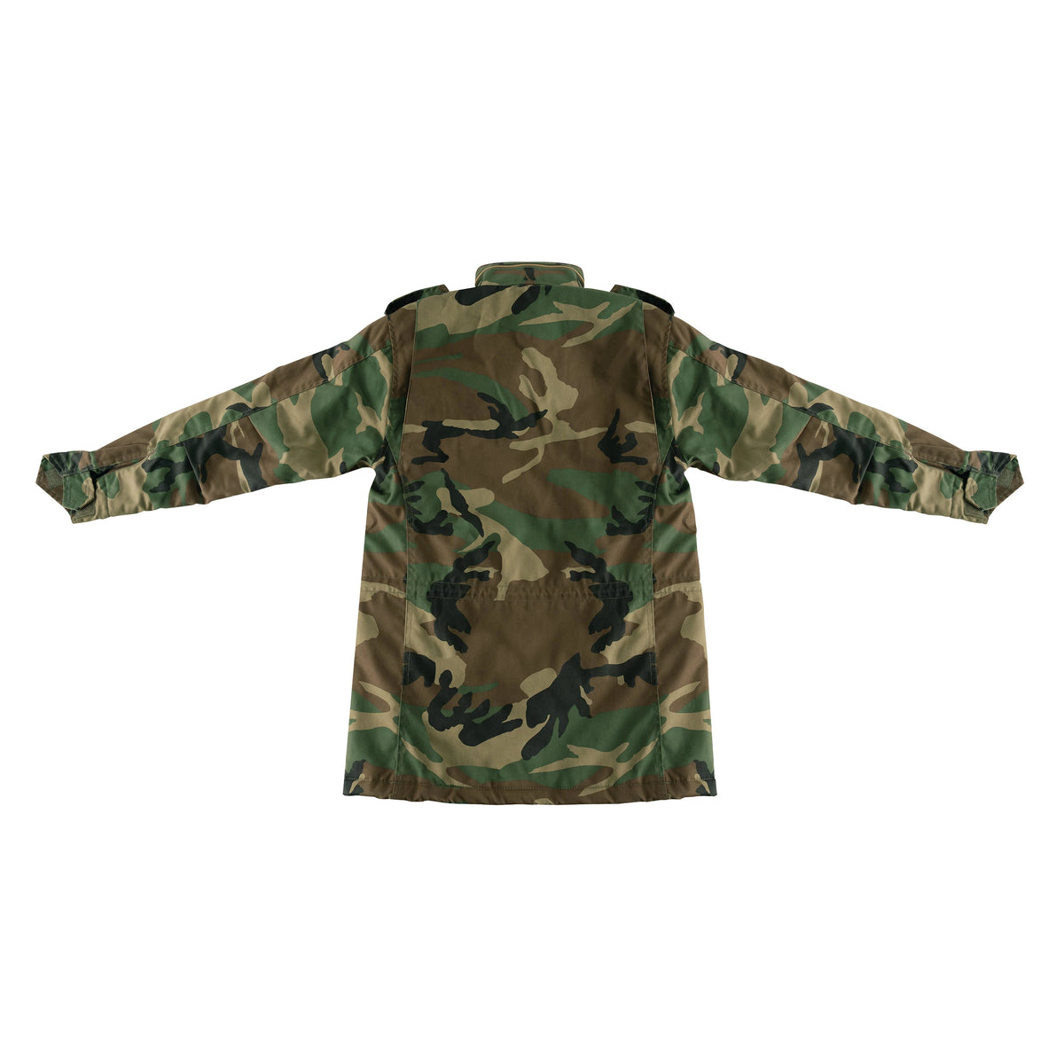 Woodland Camo Kid's M-65 Field Jacket With Built-In Liner Kids Camo Coats