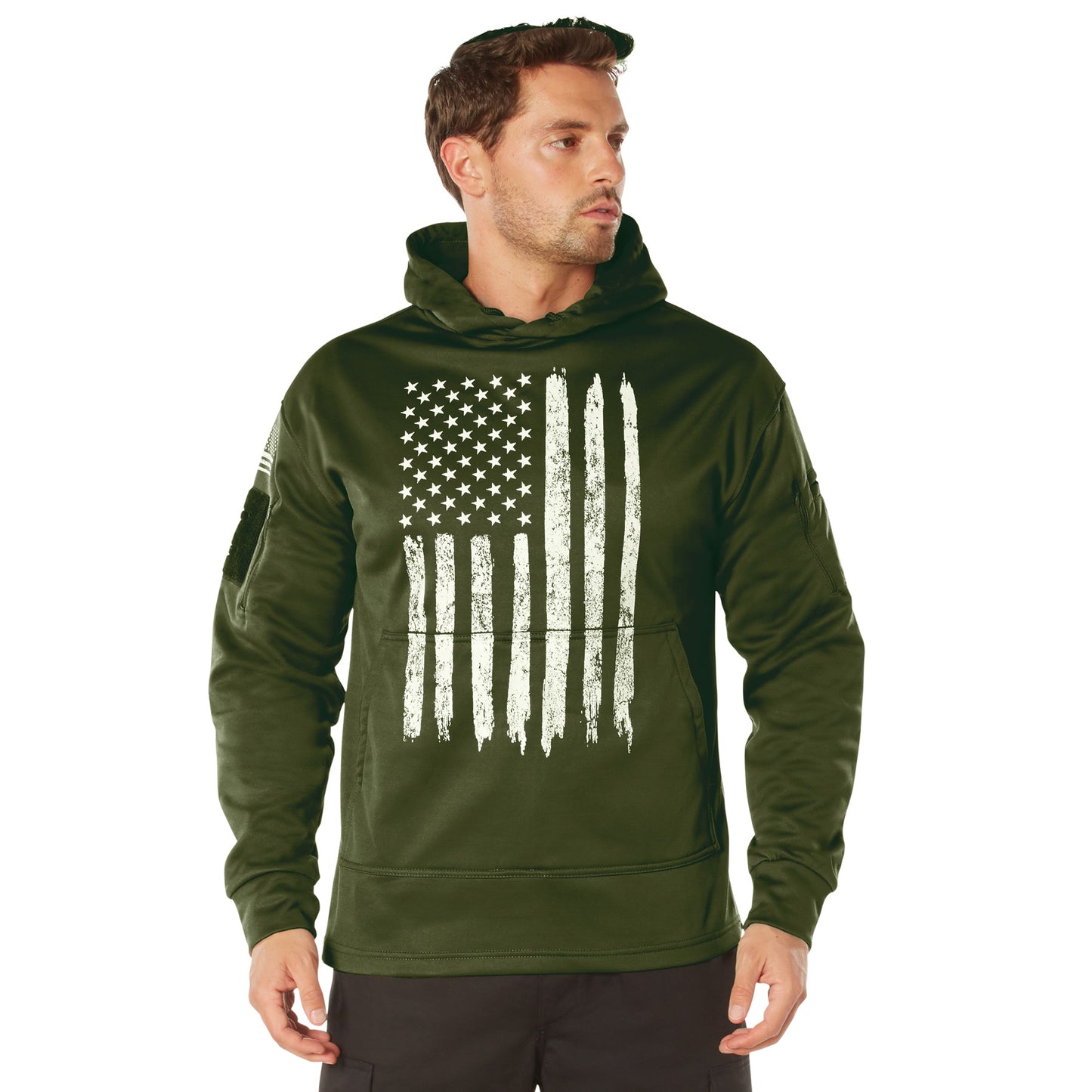 Rothco U.S. Flag Concealed Carry Pullover Hoodie