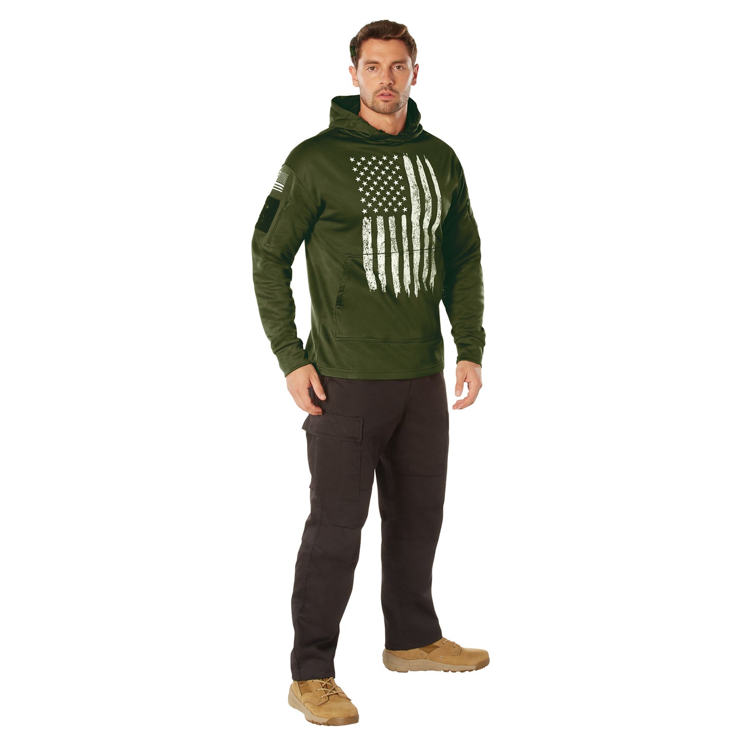 Rothco U.S. Flag Concealed Carry Pullover Hoodie