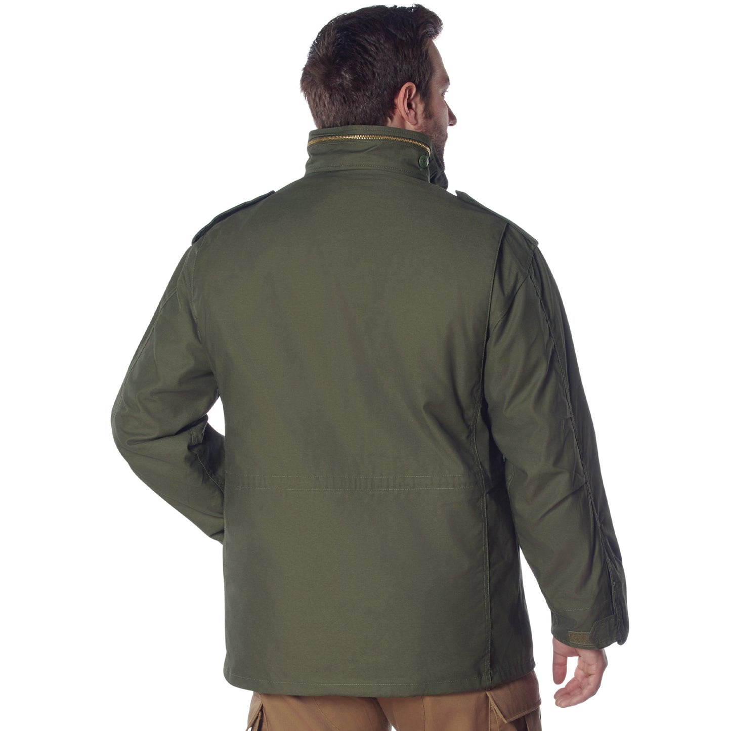 Men's Long Length M-65 Field Jacket in Winter Coat