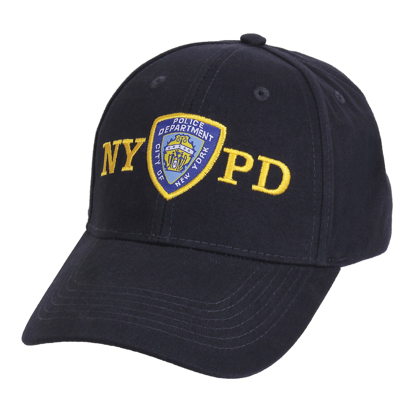 "NYPD" Officially Licensed Shield Cap - Navy Blue - Low Profile Baseball Hat