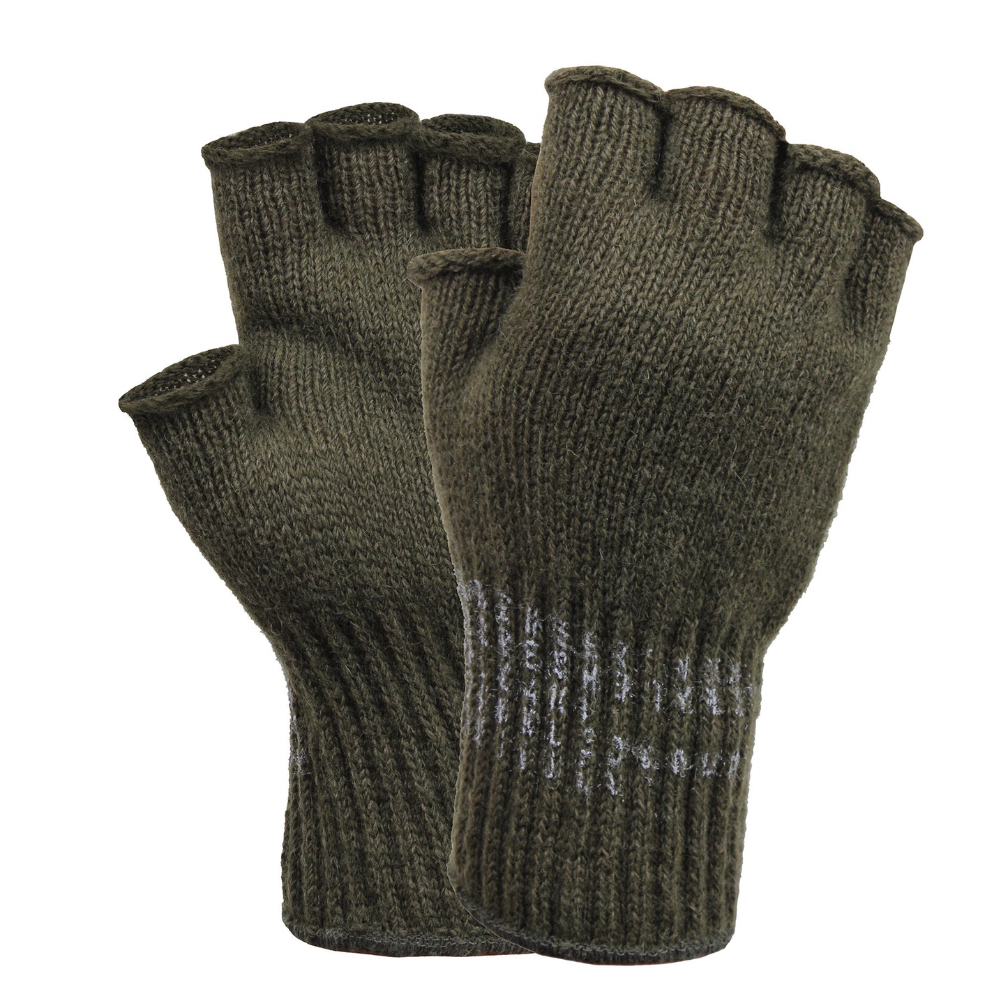 Fingerless Wool Gloves Genuine GI Tactical Army Glove Liner Made In USA