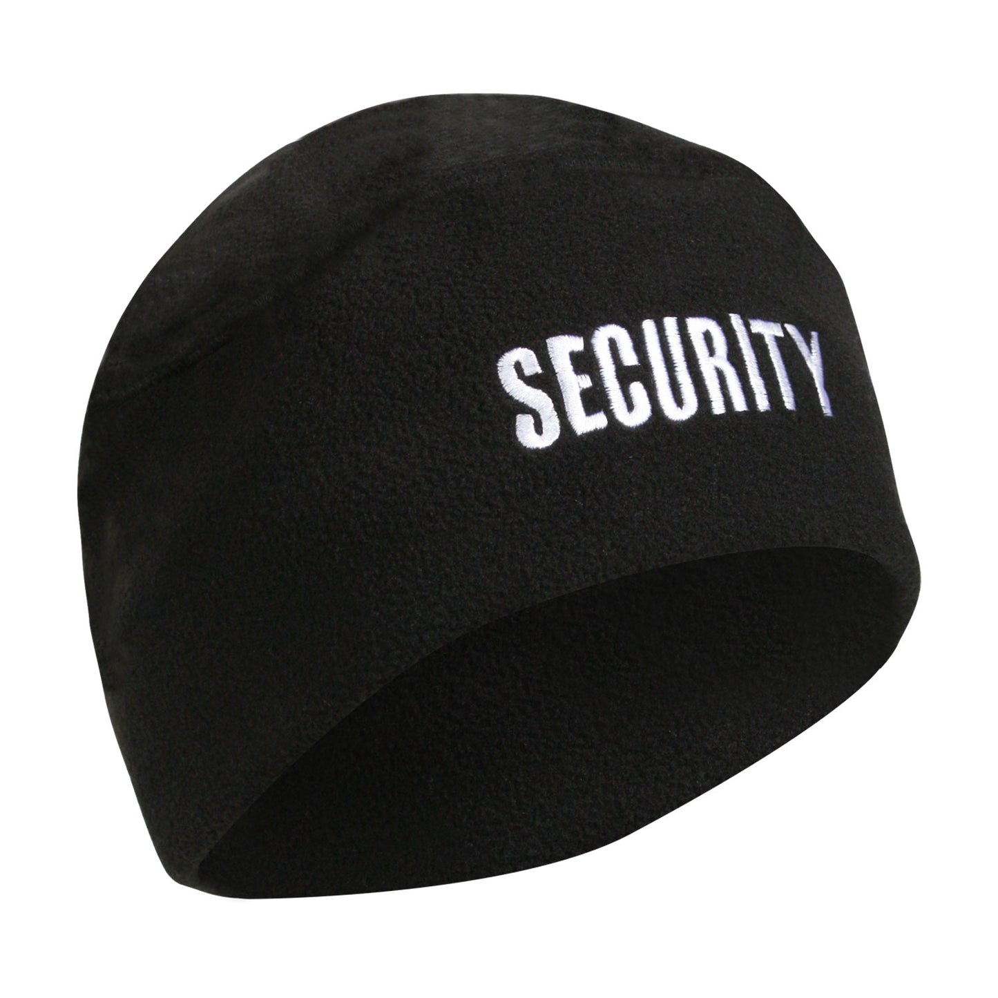 Black Polar Fleece Security Watch Cap Law Enforcement & Public Safety Winter Hat