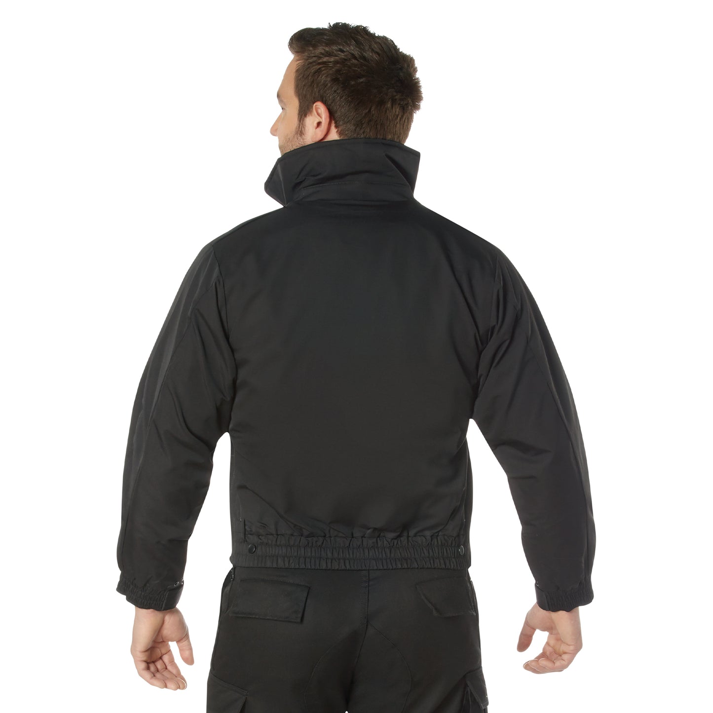 Reversible Hi-Visibility Yellow and Black Uniform Jacket