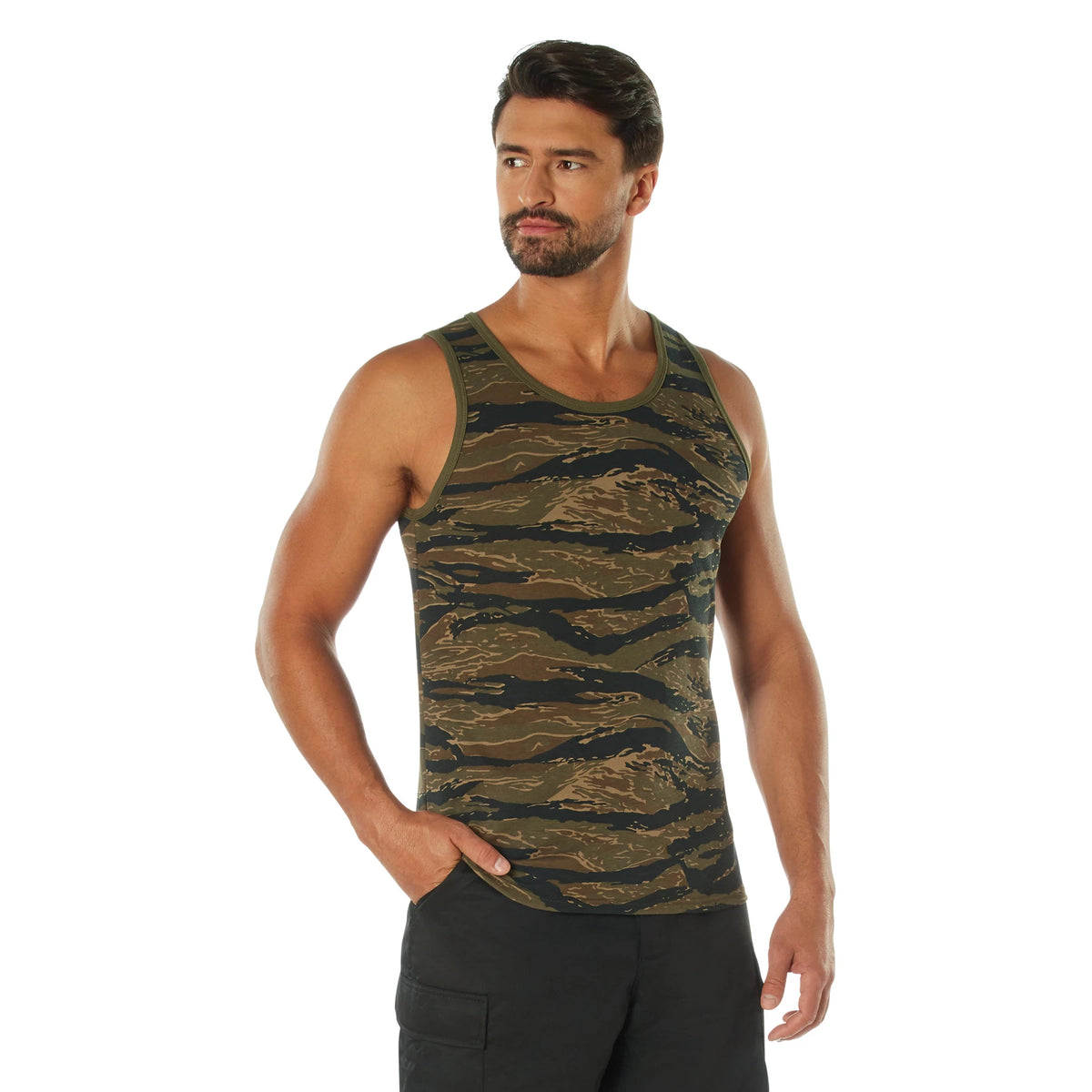 Rothco Men's Tank Tops - Camo or Solid Pattern Tank Tops