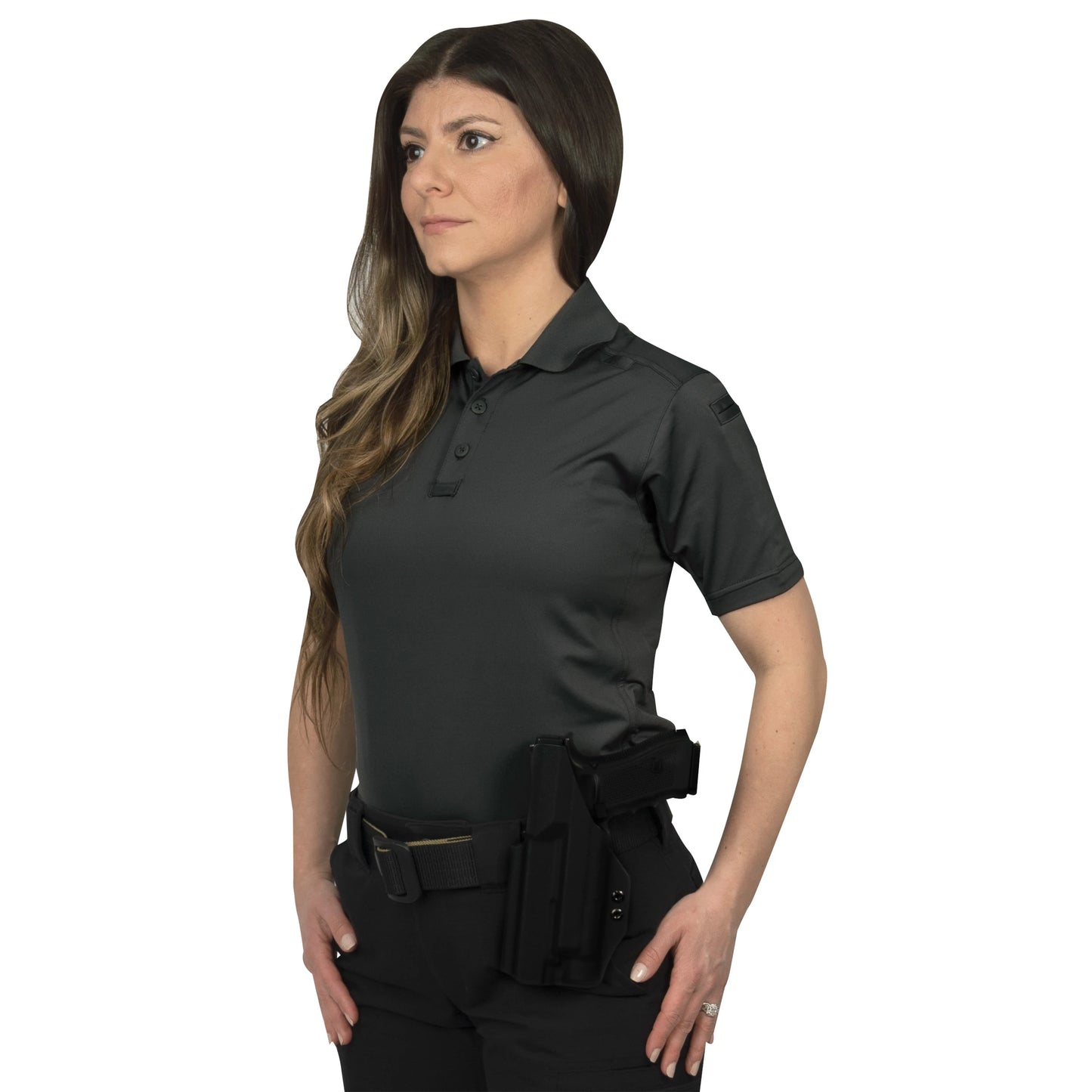 Rothco Women's Short Sleeve Tactical Performance Polo Active Duty Outerwear