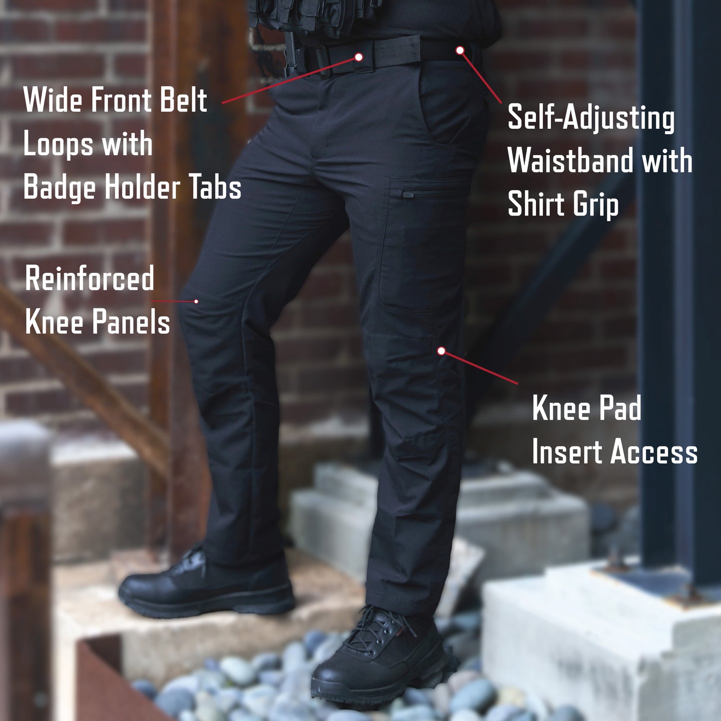 Rothco Men's 12-Pocket Frontline Series Patrol Pants in Black, Dark Navy, Khaki