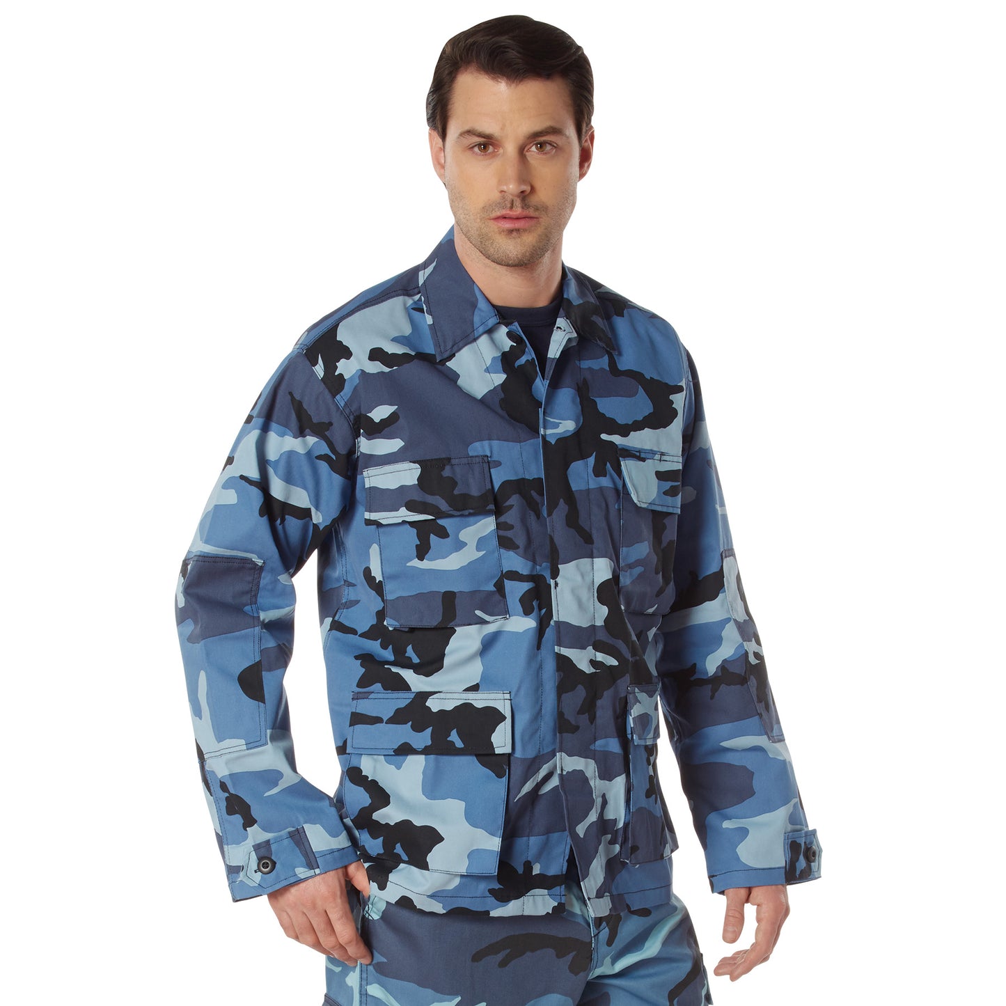 Rothco - Color Sky Blue Camo BDU Shirt Rothco - Color Sky Blue Camo BDU Shirt