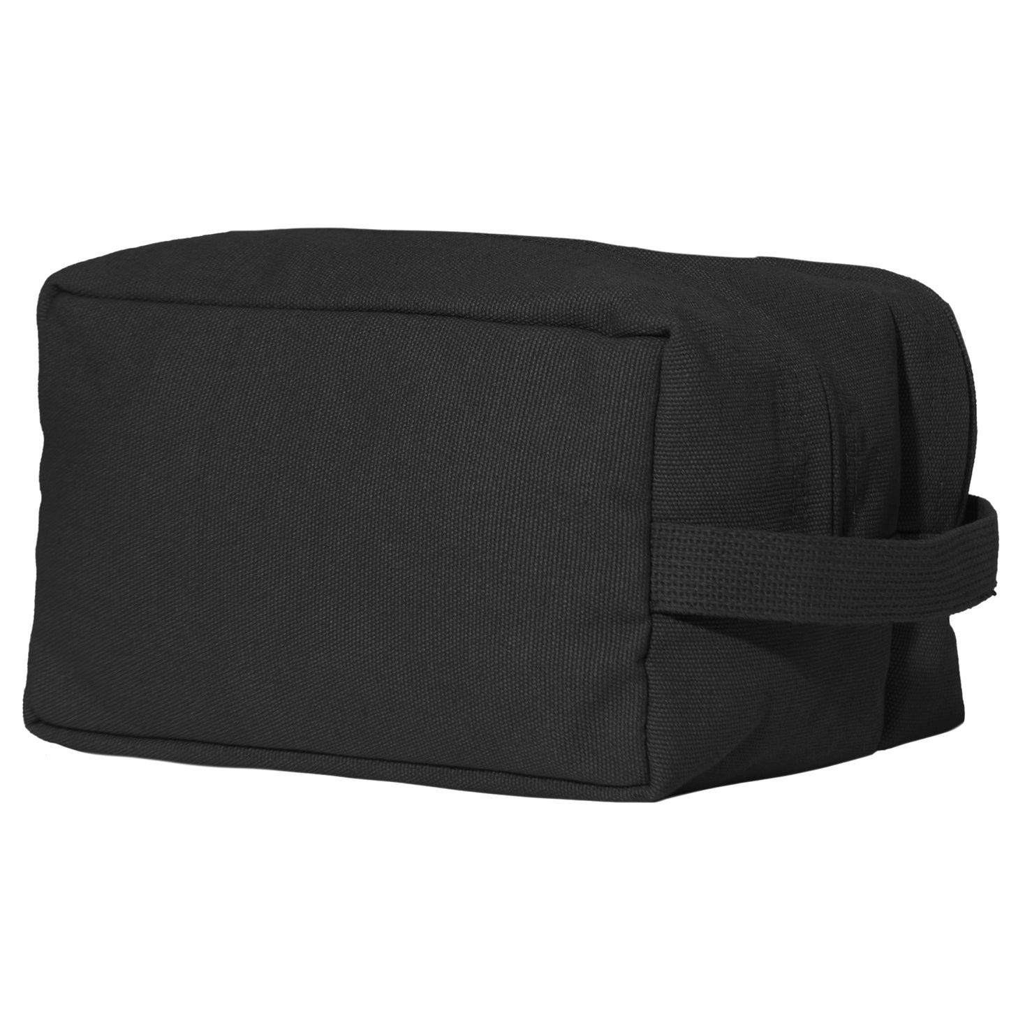 Travel Toiletry Shave Kit Bags - Dual Section Canvas Tourist Shower Packs