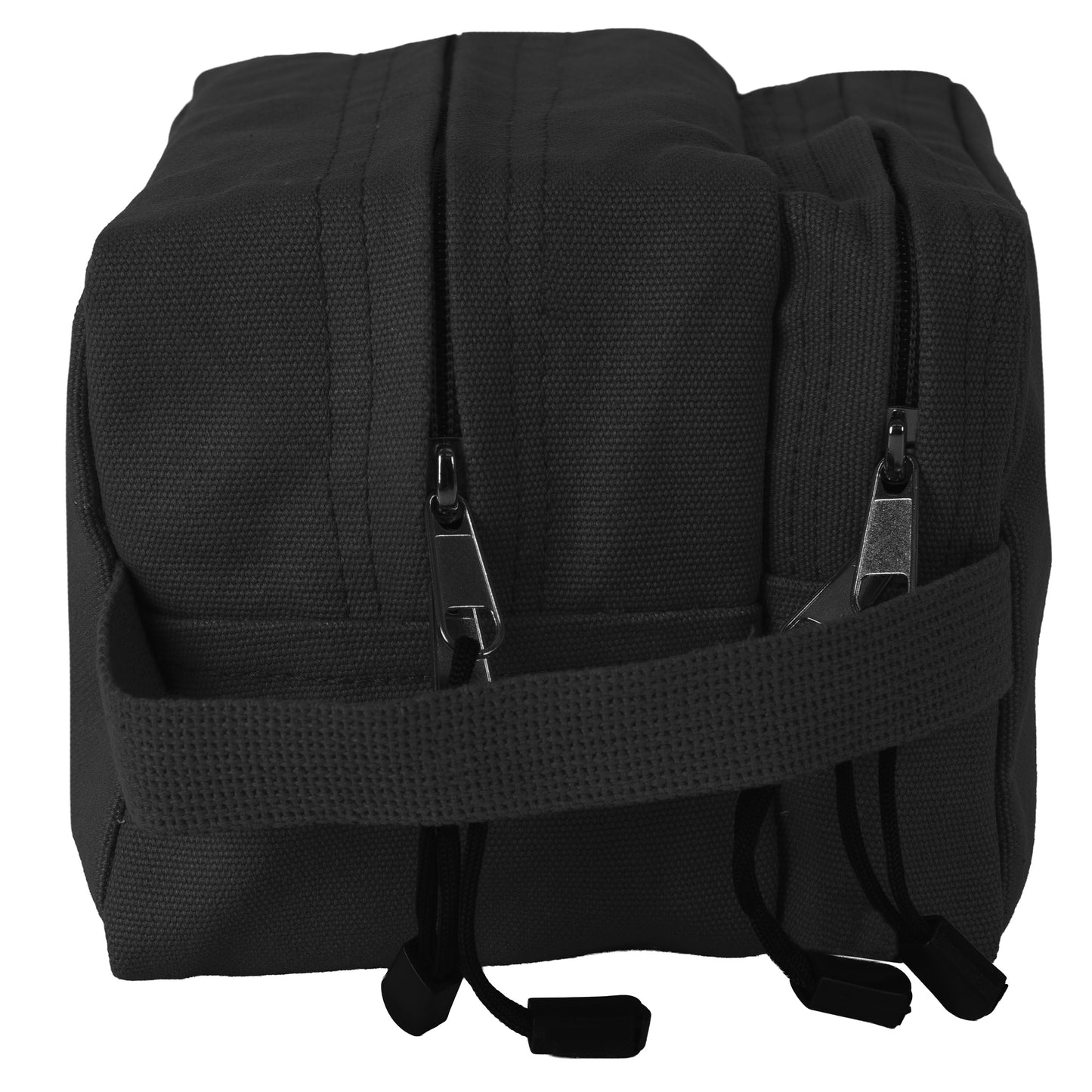 Travel Toiletry Shave Kit Bags - Dual Section Canvas Tourist Shower Packs