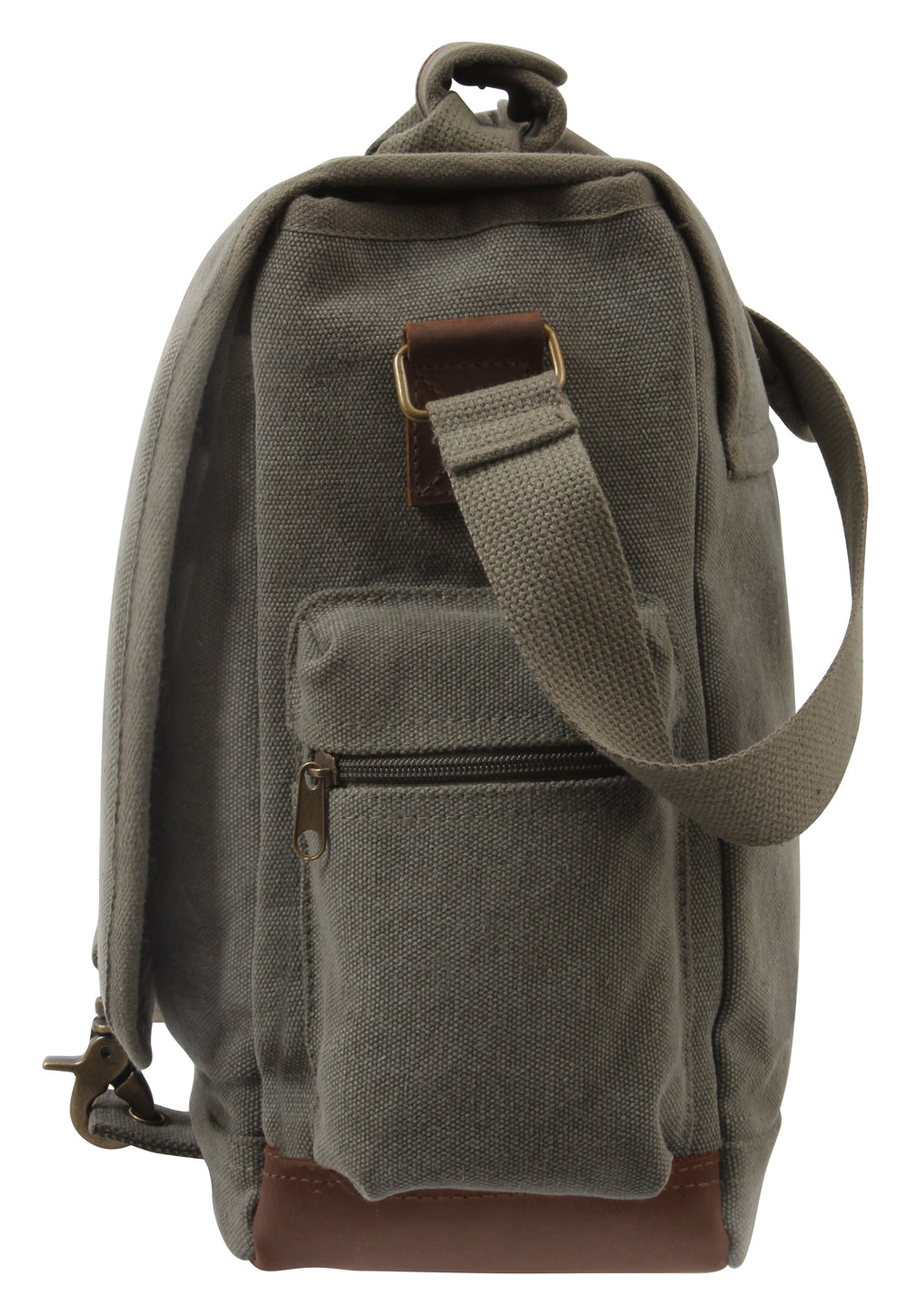 Vintage Pathfinder Laptop Bags - Canvas & Leather Laptops Shoulder Messenger Bag