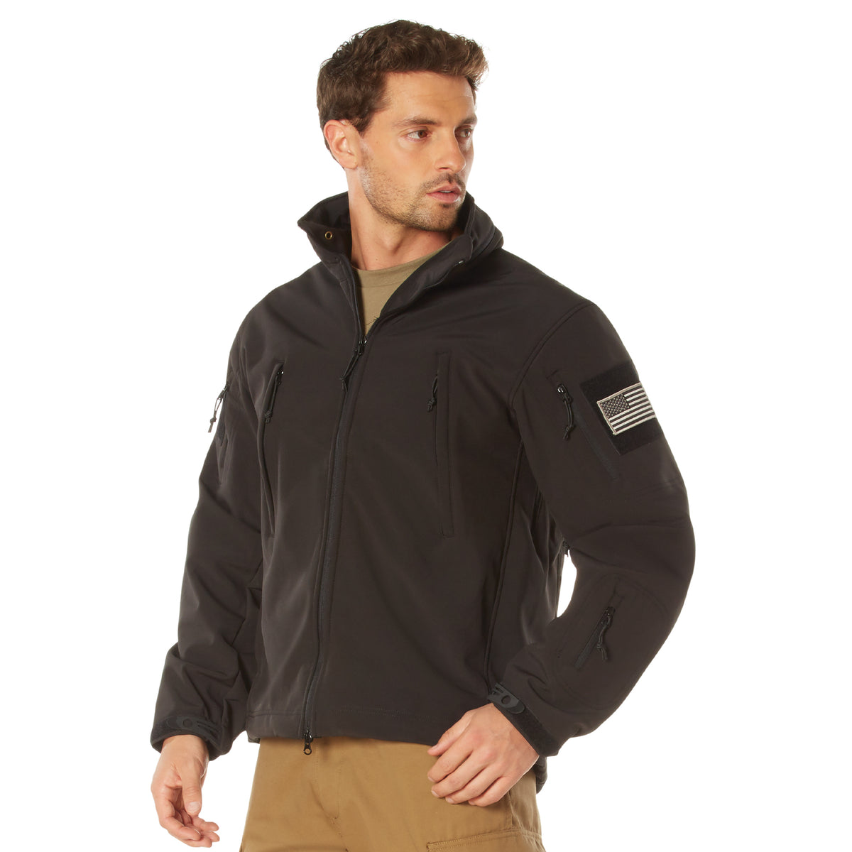 Special OPS Tactical Soft Shell Jacket w Waterproof Shell – Grunt 