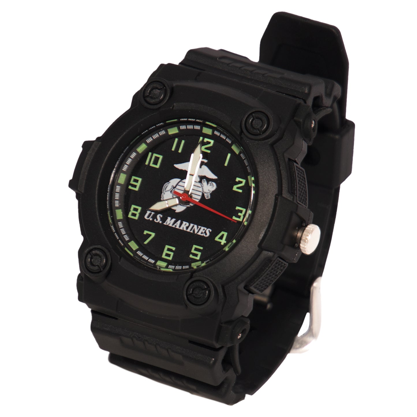Aquaforce Watch USMC Marines Army Logo Luminous Wristwatches