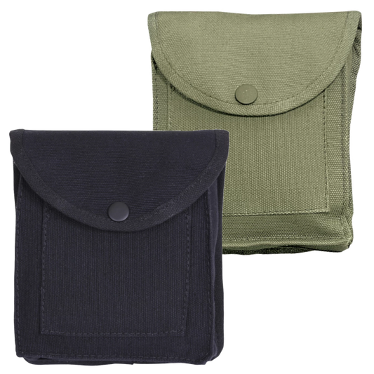 Canvas Utility Pouch w/ Belt Loop - Hiking Camping Compact Pocket Pouches
