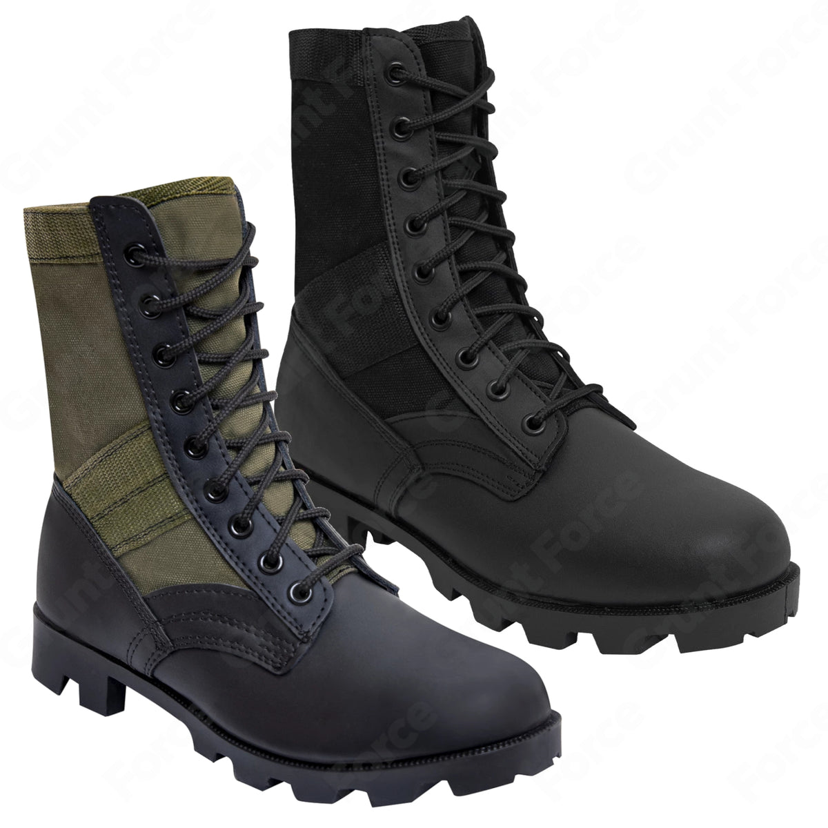 Jungle Boot - Canvas & Nylon with Leather Toe & Heel