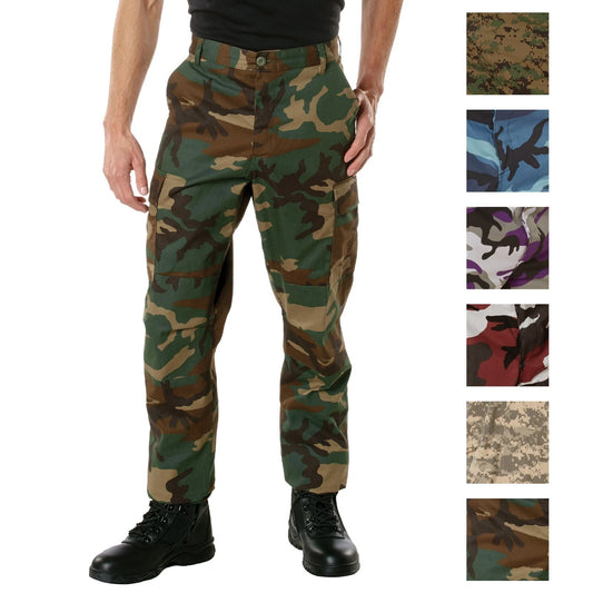 Tactical Camo Camouflage BDU Cargo Pants