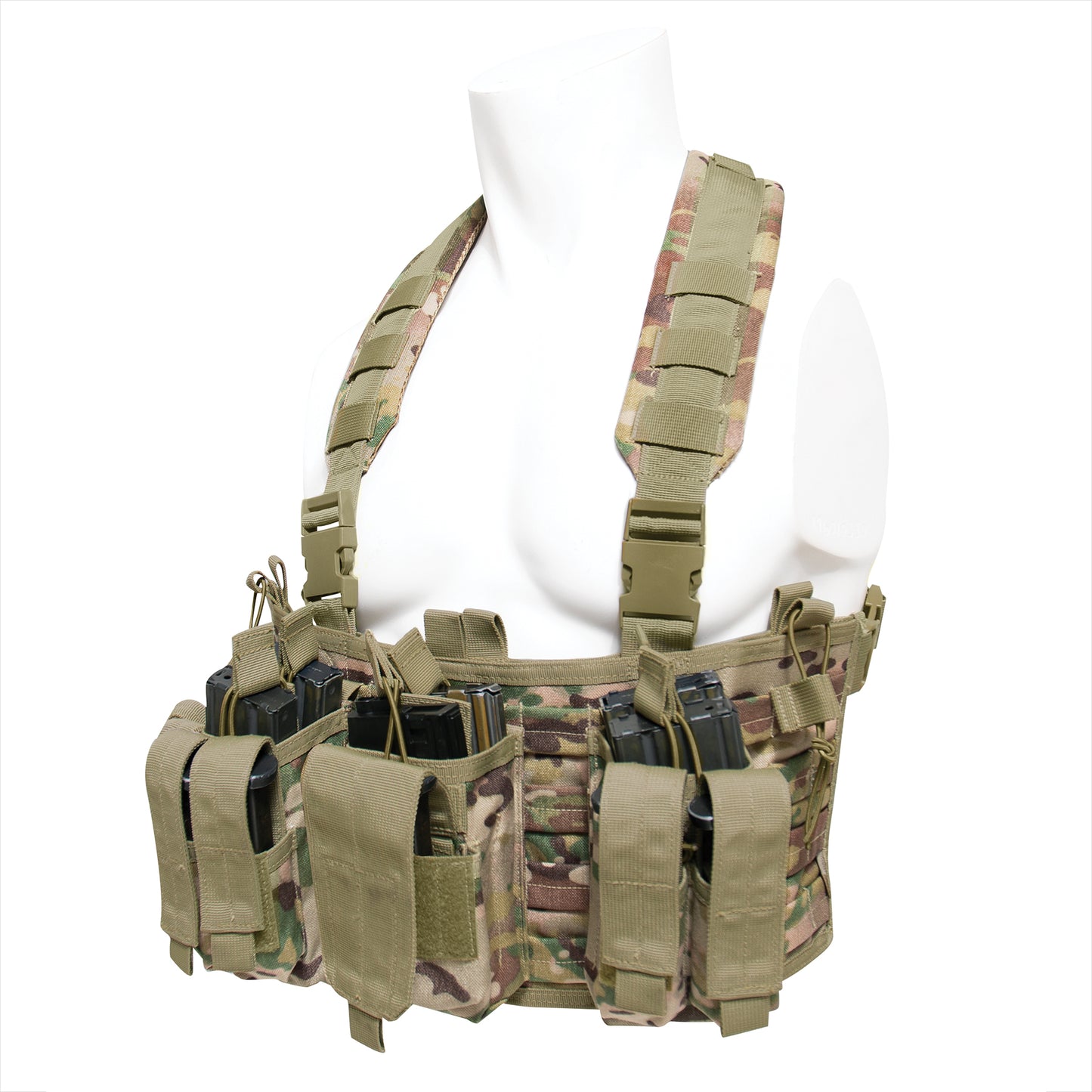 Operators Chest Rig - MOLLE Tactical Vest With Pouches