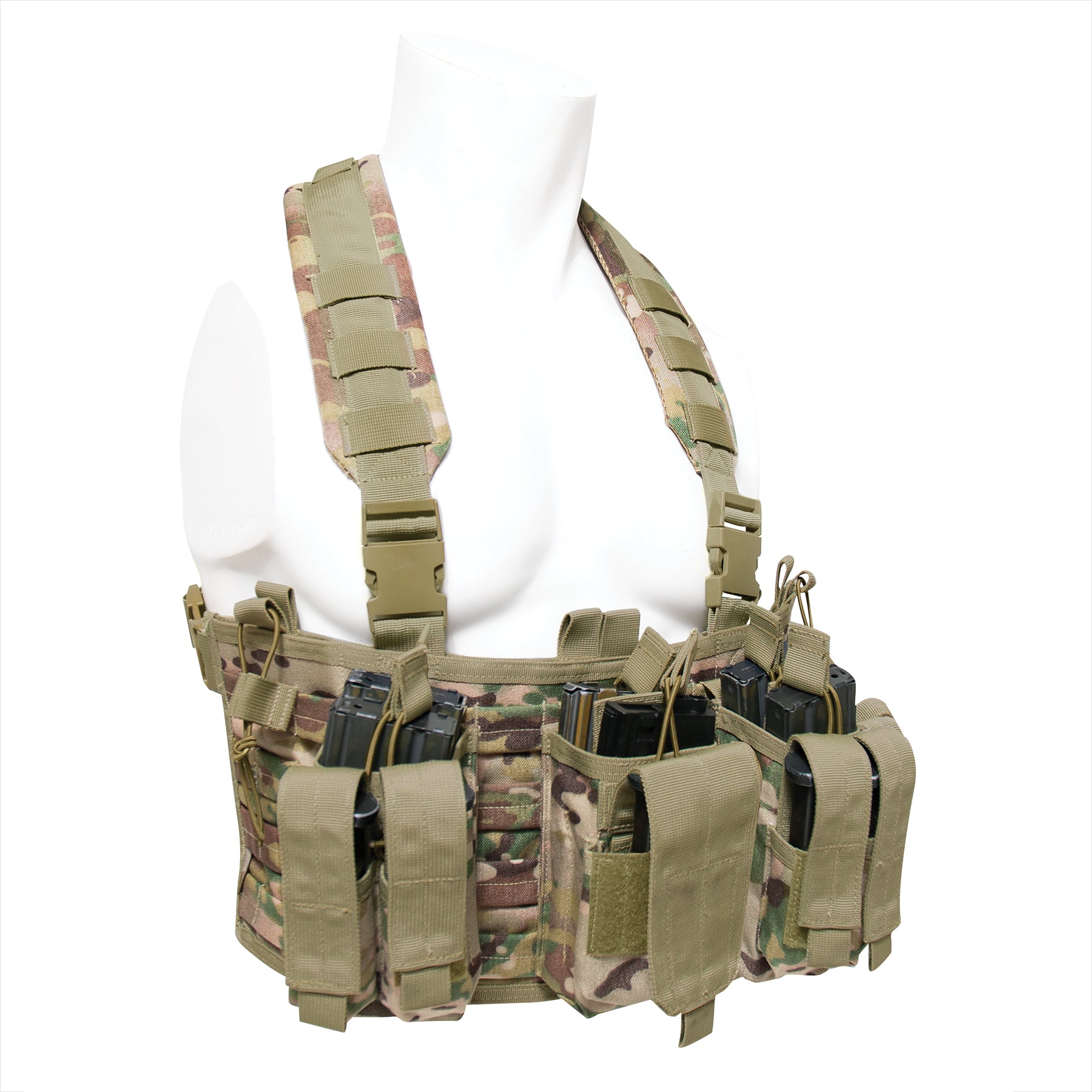 Molle Quick Rig Operators Chest Rig - MOLLE Tactical Vest With Pouches – Grunt Force