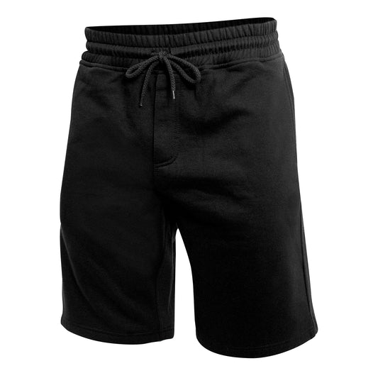 Men's Black Sweat Shorts Poly Cotton Lounging Shorts